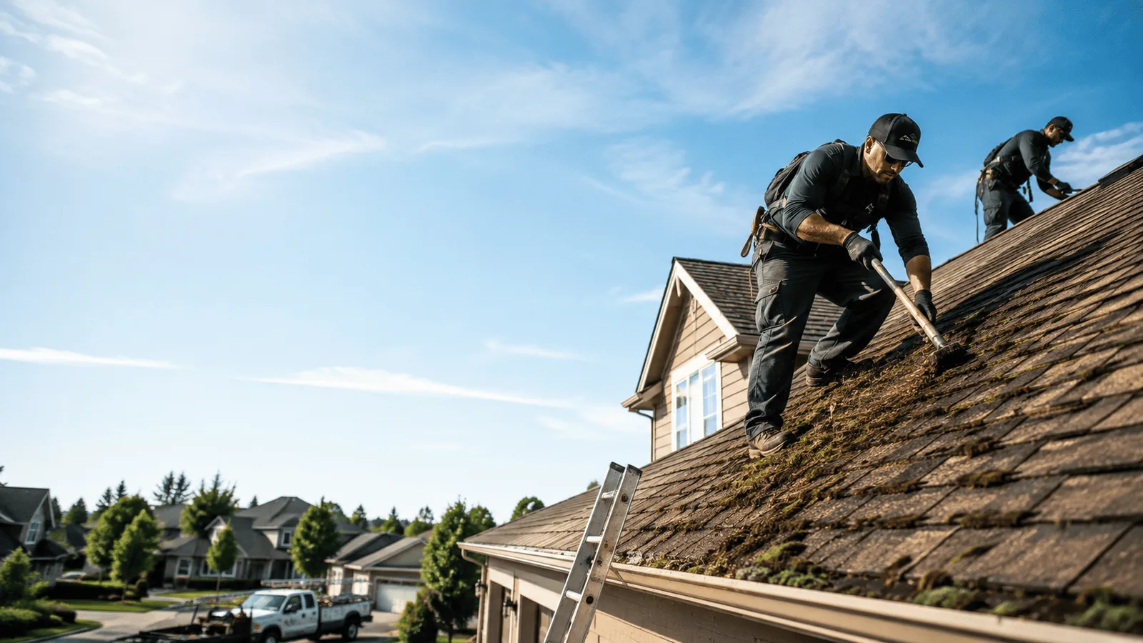 Roof Moss Removal in Wonewoc, WI near me